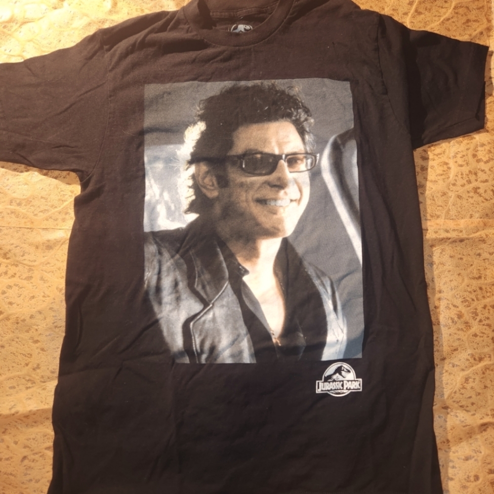 Jurassic Park Jeff Goldblum Black Tshirt